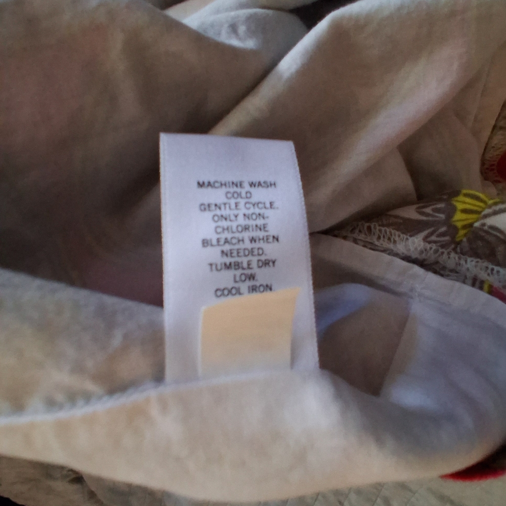 Banana Republic Red and Yellow A-Line Skirt - Picture 6 of 6